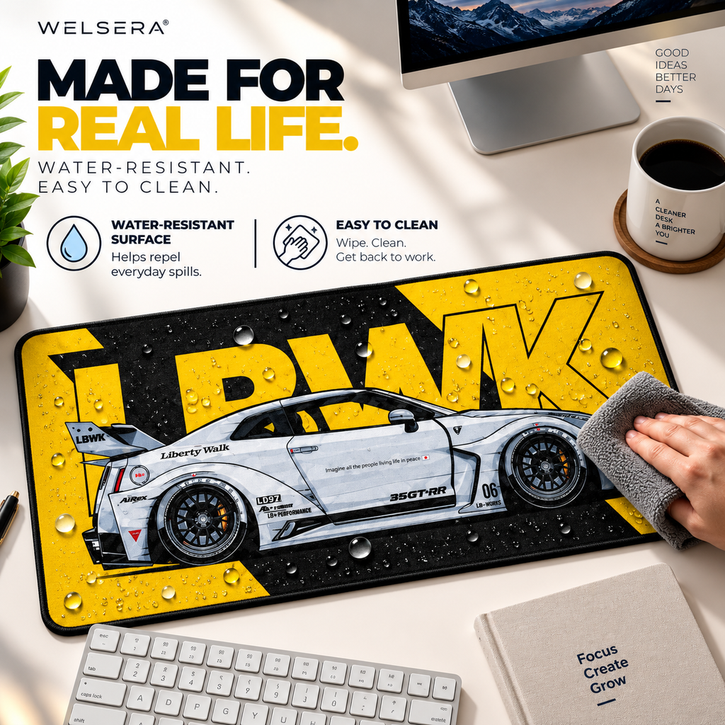 Welsera LBWK Racing Desk Mat