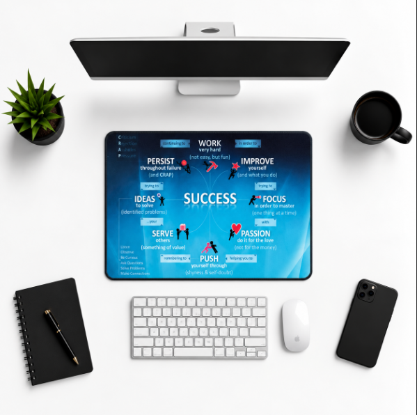 Welsera Success Mindset Mouse Pad