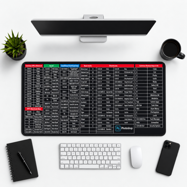 Welsera Shortcut Pro Desk Mat