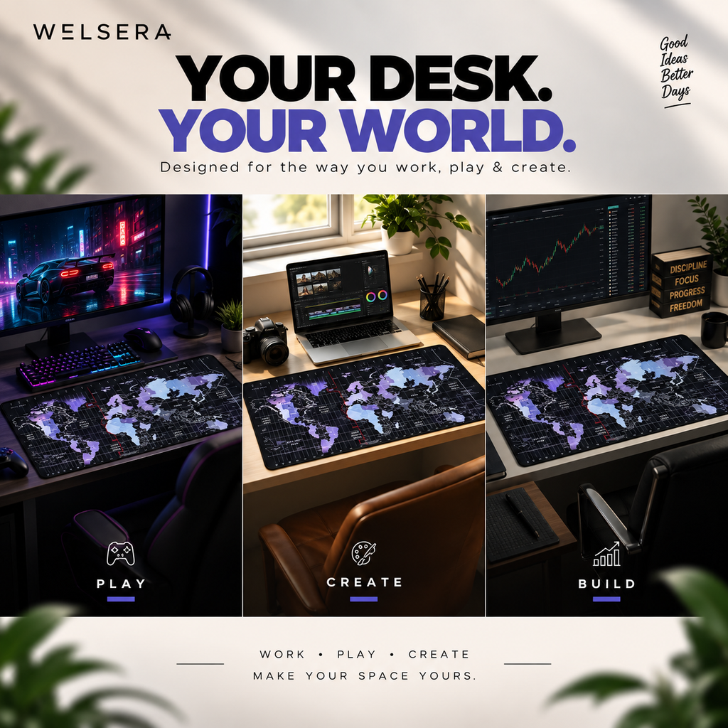 Welsera Atlas Pro Desk Mat