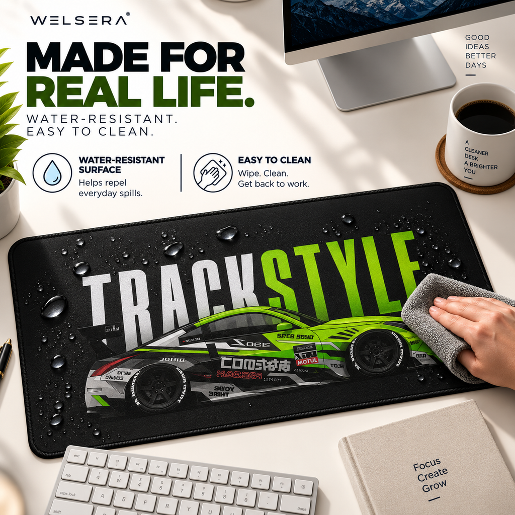 Welsera TrackStyle Racing Desk Mat