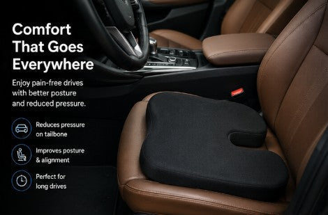 Welsera™ Balance| Ergonomic coccyx seat cushion