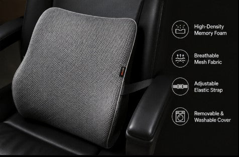 Welsera™ Core | Ergonomic Lumbar Support Cushion