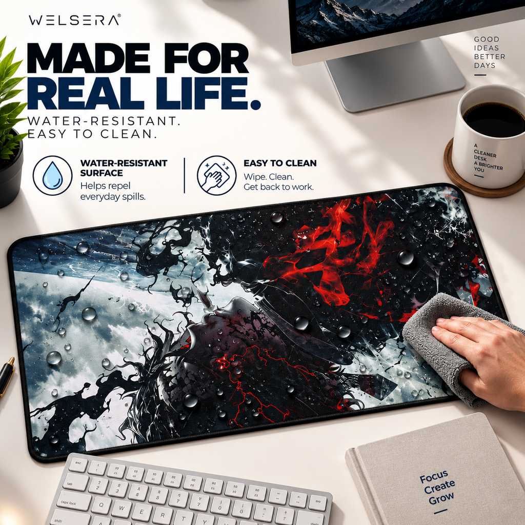 Welsera Shadow Fury Desk Mat