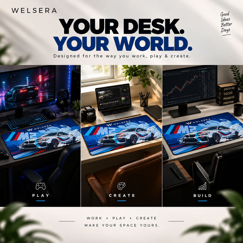Welsera BMW M2 Desk Mat