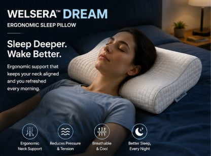 Welsera™ Dream | Ergonomic Sleep Pillow